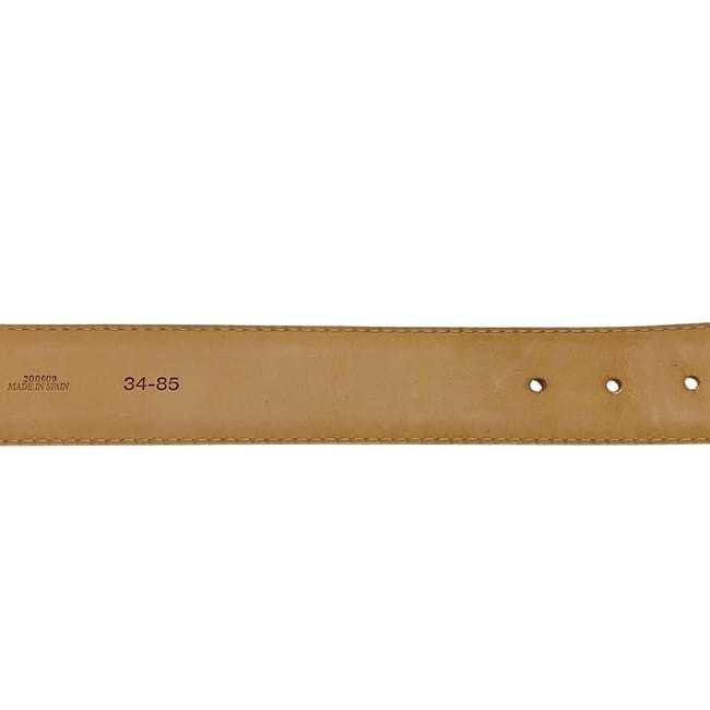 ロエベ ベルト ホワイト アナグラム 美品 ウエスト 85cm レザー 中古