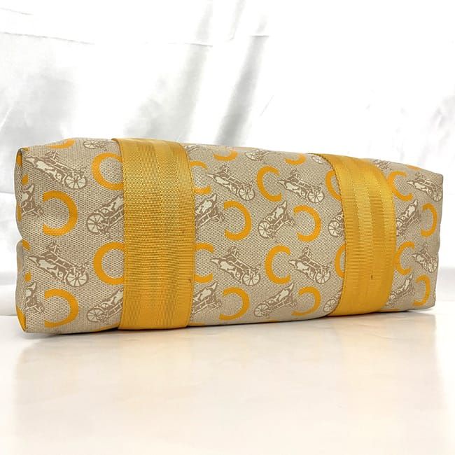 【美品】CELINE トートバッグ　A4 PVC レザー　マカダム　ゴールド金具 セリーヌ(CELINE) マカダム(macadam) 中古 トートバッグ | 通販