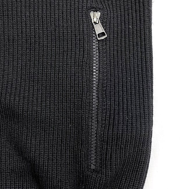 モンクレール ジップ パーカー ec-23415 ブラック A20919413600 97340 美品 Ｓサイズ 羊毛 ナイロン 中古 MONCLER アパレル 衣類 メンズ ブルゾン フード 切り替え ニット ジップアップ 黒 男性 定番 人気 フード付き ジップ ブランド 本物 鑑定済み モンクレール ジップ パーカー ec-23415 ブラック A20919413600 97340