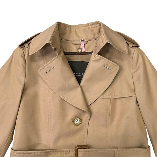 マッキントッシュ トレンチコート ベージュ 美品 38 クリーニング済み
