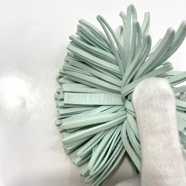 エルメス キーリング カルメン f-23342 ライトグリーン 美品