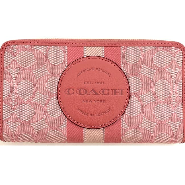 ピンク 人気 COACH 長財布 シグネチャー ラウンドファスナー新品未使用 人気 COACH 長財布 シグネチャー ラウンドファスナー新品未使用