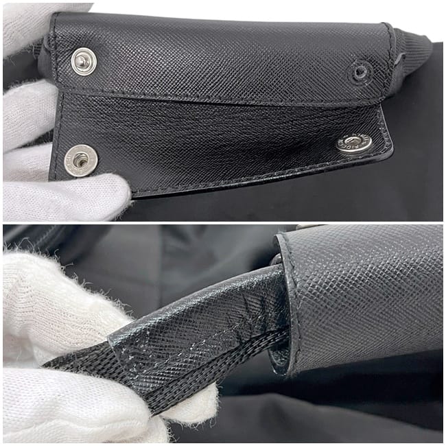 プラダ 2way ボストンバッグ SACCA DA VIAGGIO IN TESSUTO ブラック