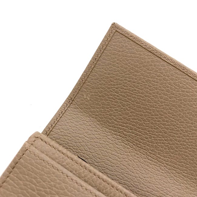 グッチ 二つ折り 長財布 ピンク ベージュ GG マーモント 456116 財布