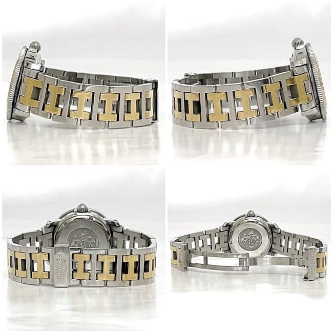 エルメス 腕時計 クリッパー ダイバー f-23363 ホワイト