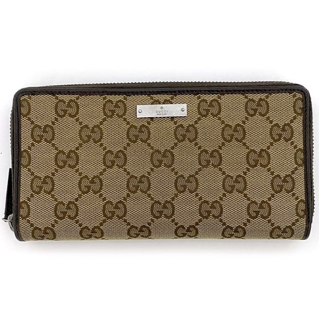 GUCCI グッチ長財布GGキャンバス　ベージュブラウン 金金具PVC 楽天市場】【財布】 GUCCI グッチ GGキャンバス ハートビット