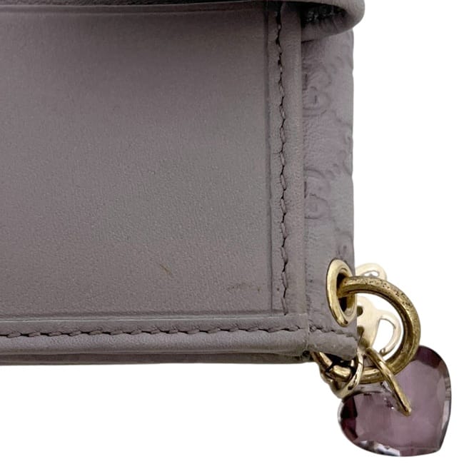 グッチ 二つ折り 財布 パープル マイクロシマ 232579 Wホック 美品