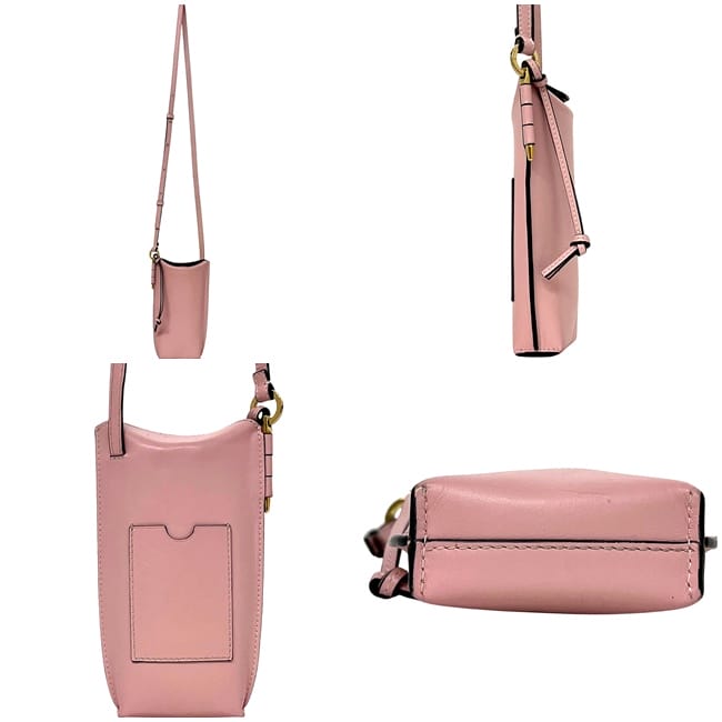 ロエベ ショルダーバッグ フォンショルダー ピンク ゲート 109.30.Z42