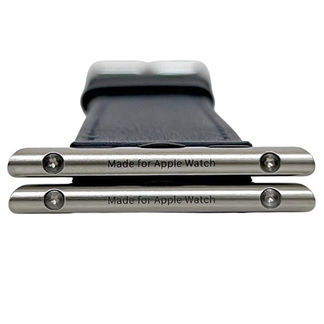 エルメス アップルウォッチ 替えバンド ネイビー 美品 40mm用 レザー