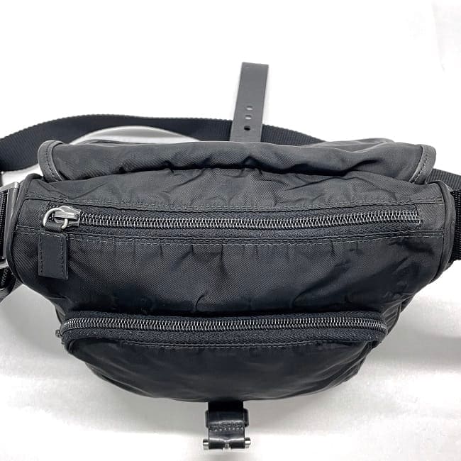 中古USED PRADA ショルダーバッグ ナイロン BT0173 ロゴ 33010 PRADA プラダ ショルダーバッグ ナイロン ロゴ リボン ブラック