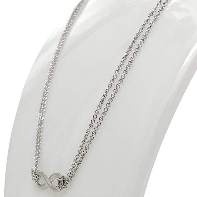 ティファニー ネックレス インフィニティ シルバー 新品 仕上げ済み Ag