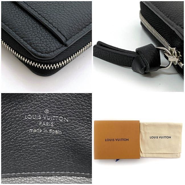 Louis Vuitton コインケース ダークパープル ルイヴィトングラフィット ジッピーコインパース 旧型 14137 黒