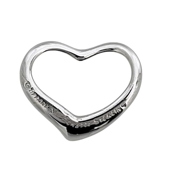 ティファニー オープンハート ネックレストップのみ シルバー 新品