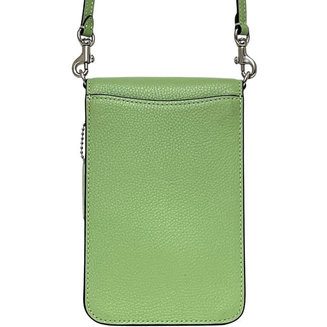 コーチ ショルダーバッグ ライトグリーン CH815 美品 レザー 中古