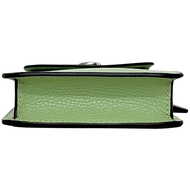 コーチ ショルダーバッグ ライトグリーン CH815 美品 レザー 中古