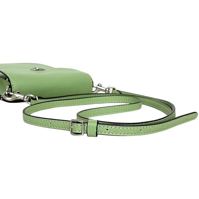 コーチ ショルダーバッグ ライトグリーン CH815 美品 レザー 中古