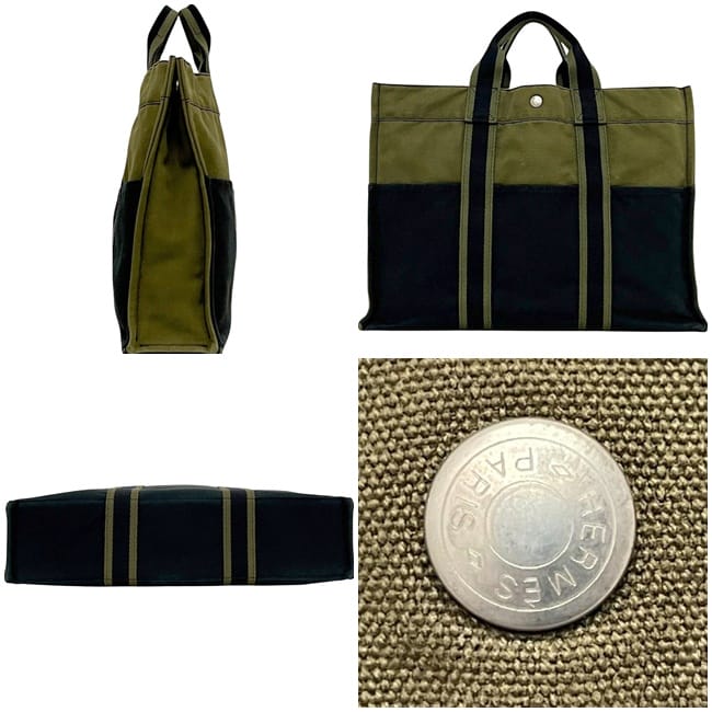 エルメス トートバッグ フールトゥ トートMM カーキグリーン