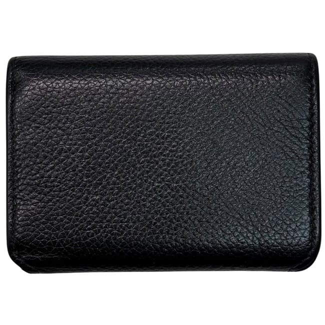 バレンシアガ 三つ折り 財布 ブラック エブリデイ 593813 美品 レザー