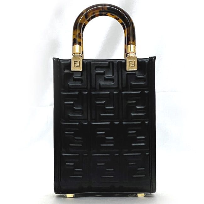 【Fendi】ハンドバッグ ミニ FFロゴ べっ甲 トップハンドル 2_000000010619.jpg?1726625920