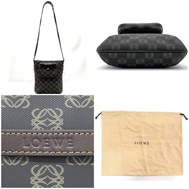 【LOEWE】ロゴポーチショルダーバッグ　総柄　PVC レザー　アナグラム 楽天市場】【バッグ】LOEWE ロエベ アナグラム PVC レザー