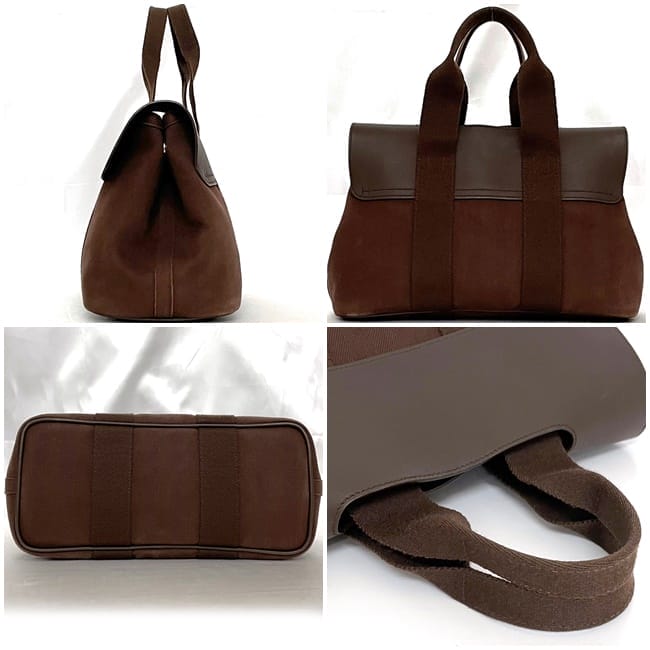 エルメス ハンドバッグ ヴァルパライソ PM f-23240 ブラウン 美品