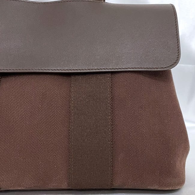 エルメス ハンドバッグ ヴァルパライソ PM f-23240 ブラウン 美品