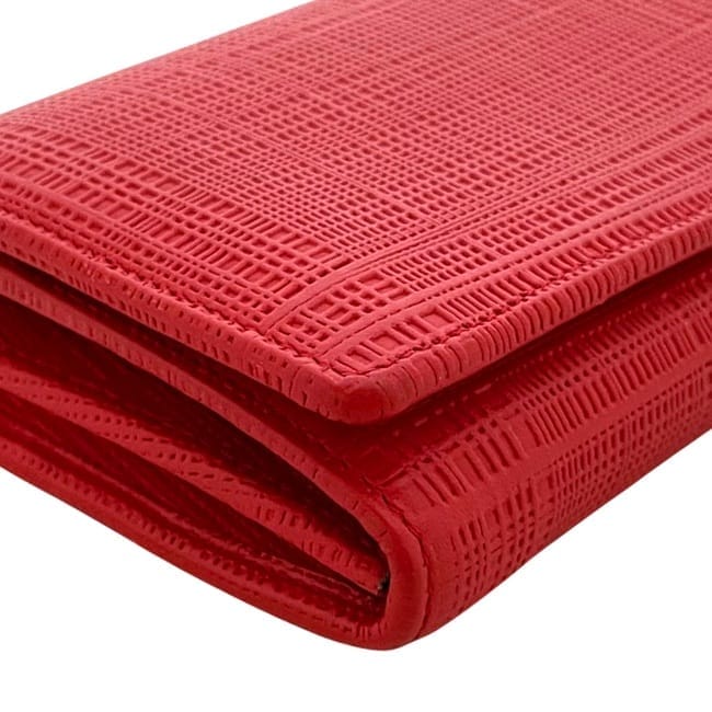 ロエベ 二つ折り 財布 レッド リネン アナグラム 101.88.K98 美品 レザー 中古 101505 LOEWE Ｌ字 赤 ファスナー フラップ ホック ワンポイント ロゴ 折り財布 レディース メンズ 定番 人気 シンプル ロエベ 二つ折り 財布 レッド リネン アナグラム 101.88.K98 美品