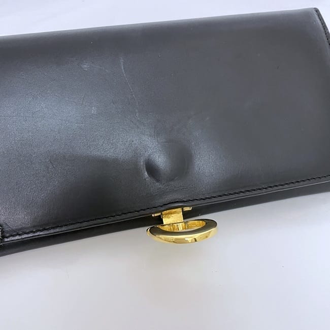 サルヴァトーレ フェラガモ 二つ折り 長財布 ec-23888 ブラック