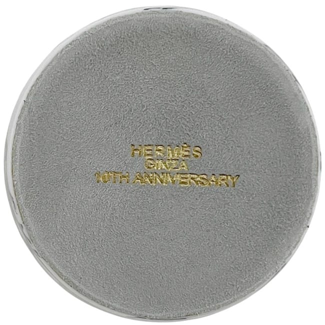 エルメス キャンドル ホワイト グレー 銀座10周年 アニバーサリー記念