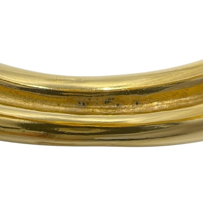 エルメス スカーフリング ec-24108 ゴールド ヴィンテージ GP 中古  