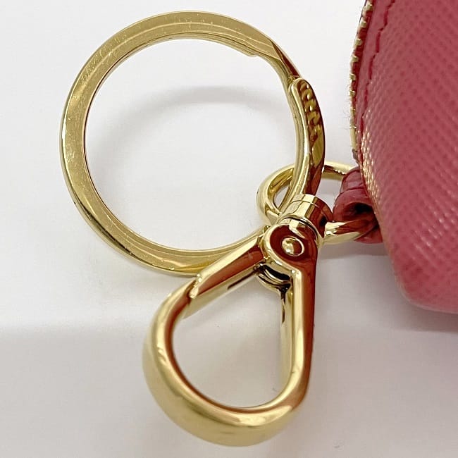 プラダ コインケース ec-23314 ピンク 1M1218 美品 サフィアーノ