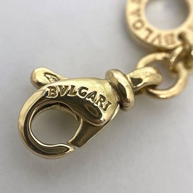 ブルガリ ネックレス チェーンのみ f-22220 イエローゴールド YG B