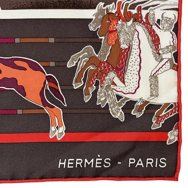 エルメス　スカーフ　カレ HERMES*シルクスカーフ カレ90 エルメス フラッグシップ 船