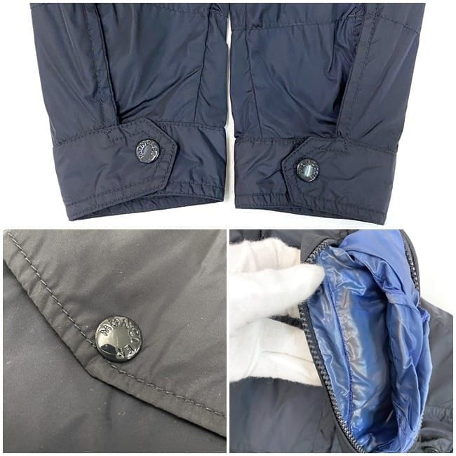 モンクレール ウィンドブレーカー ネイビー ec-20050 クリーニング済み