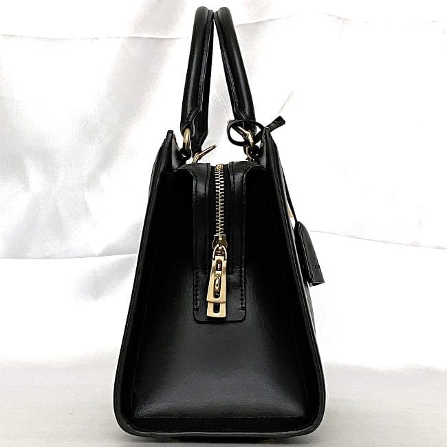 コーチ 2way バッグ ec-22590 ブラウン ブラック シグネチャー F69075