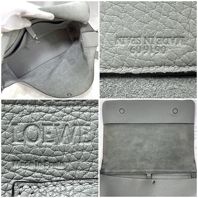 ロエベ ショルダーバッグ ミリタリー メッセンジャーバッグ f-23273 グレー 316 41 N64 美品 レザー 中古 609190 LOEWE アナグラム 灰色 ロゴ 刻印 クロスボディ フラップ 大容量 グレインレザー レディース メンズ 書類 a4 ブランド 本物 鑑定済み ロエベ ショルダーバッグ ミリタリー メッセンジャーバッグ f-23273