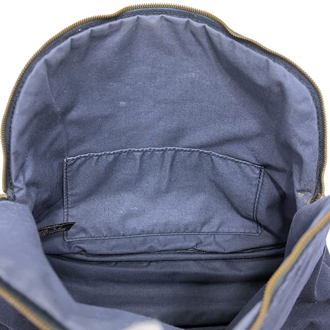 エルメス ポーチ GM ネイビー ボリード クラッチバッグ コットン