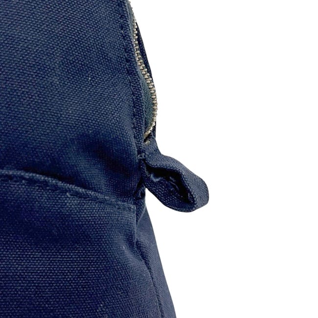 エルメス ポーチ GM ネイビー ボリード クラッチバッグ コットン