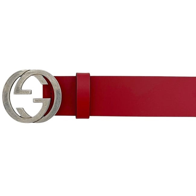 GUCCI ベルト　インターロッキング　G ロゴ　レッド　赤 グッチ ベルト レッド 赤 インターロッキング 546389 B-GH0N 568024