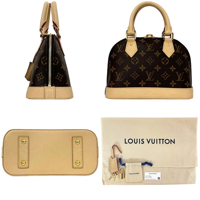 ルイ ヴィトン 2way バッグ アルマBB ブラウン モノグラム M46990 美