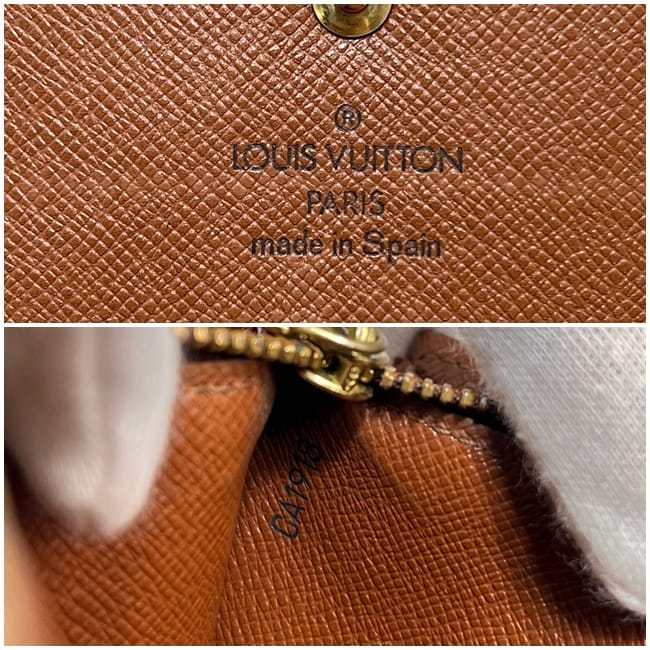 【美品】ルイヴィトン モノグラム ポルトモネ　クレディ　 二つ折り長財布 茶 ルイヴィトン モノグラム ポルトカルトクレディ 長財布 札入れ