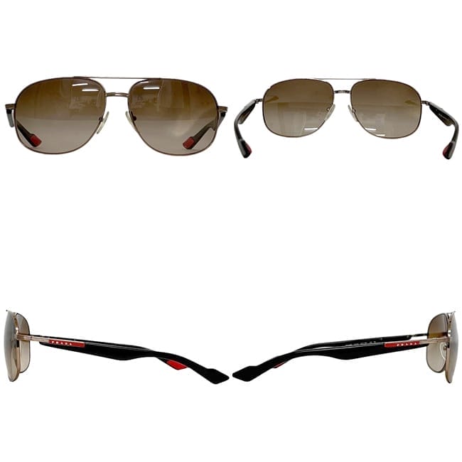 プラダ サングラス f-24200 ブラウン グラデーション スポーツ SPS50M  