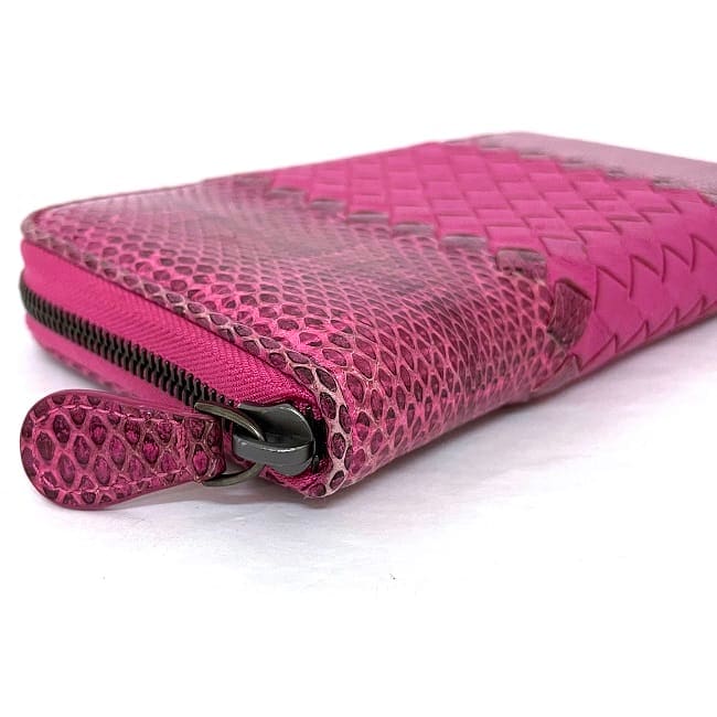 【美品】ボッテガヴェネタ ラウンドファスナー長財布 ピンク イントレチャート 楽天市場】ボッテガヴェネタ BOTTEGA VENETA ラウンドファスナー