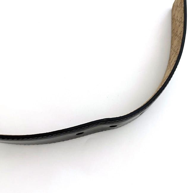 グッチ ベルト ブラック 201766 ec-20330 美品 30mm レザー 中古 1766