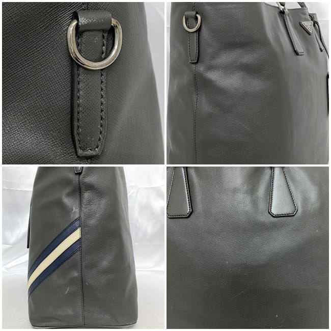 プラダ トートバッグ ec-22104 グレー 美品 サフィアーノ レザー 中古 56 PRADA 大容量 ビッグトート シンプル 軽い トライアングル ロゴ プレート 人気 定番 お洒落 上品 高級感 シンプル カジュアル ユニセックス 旅行 鞄 トート ブランド 本物 鑑定済み プラダ トートバッグ ec-22104 グレー 美品 サフィアーノ レザー 中古
