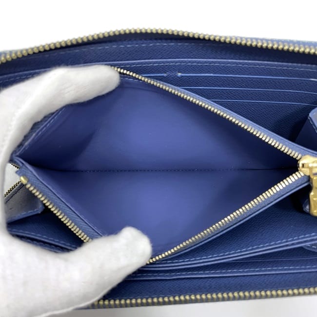 ルイ ヴィトン 長財布 ジッピーウォレット f-23359 ライトブルー  