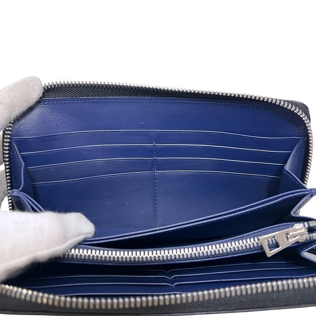 ロエベ ラウンドファスナー 長財布 ec-24170 ブラック