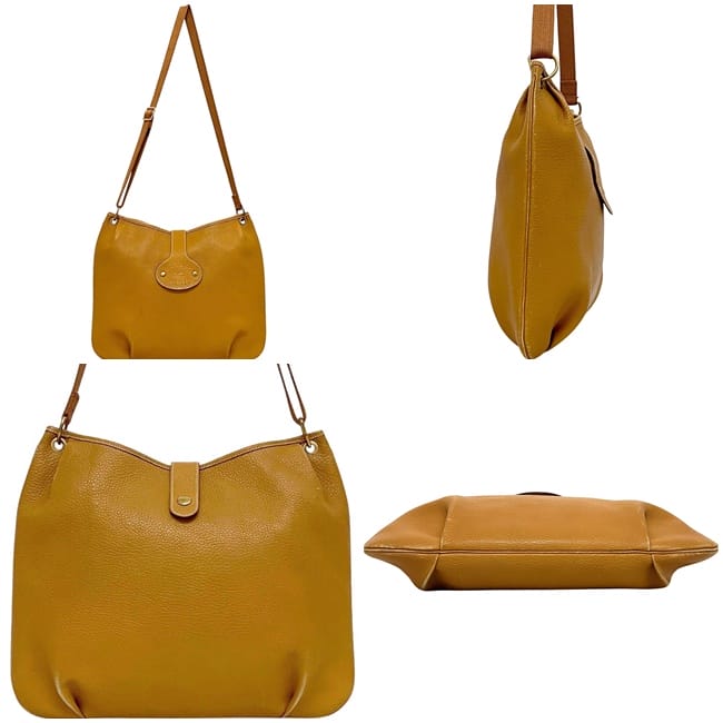 エルメス ショルダーバッグ ロデオ キャメルブラウン ゴールド 美品