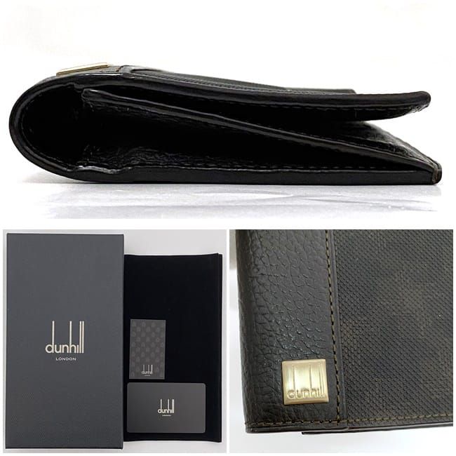 美品】dunhill ダンヒル 小銭入れ コインケース レザー ダーク