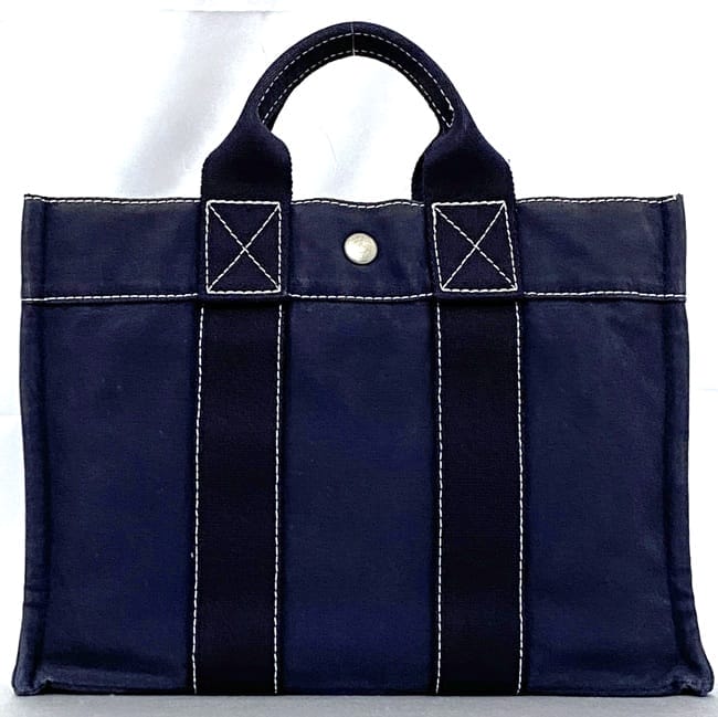 美品　エルメス HERMESドーヴィル MMトートバッグ ハンドバック ネイビー 楽天市場】エルメス HERMES ドーヴィルMM ハンドバッグ トート